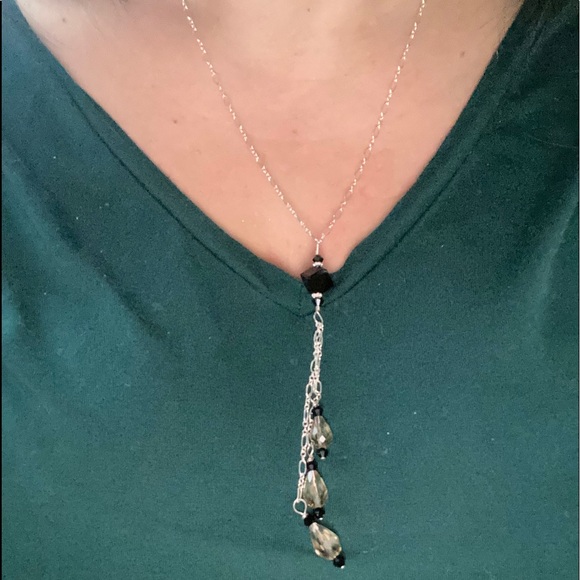 Sterling silver chain official Swarovski crystals - Picture 3 of 5